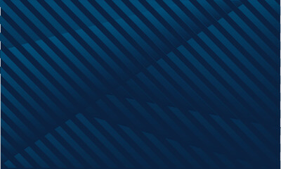 Geometric, gradient diagonal striped background in navy blue tones; good for business presentations, corporate media wallpaper and meeting backgrounds.