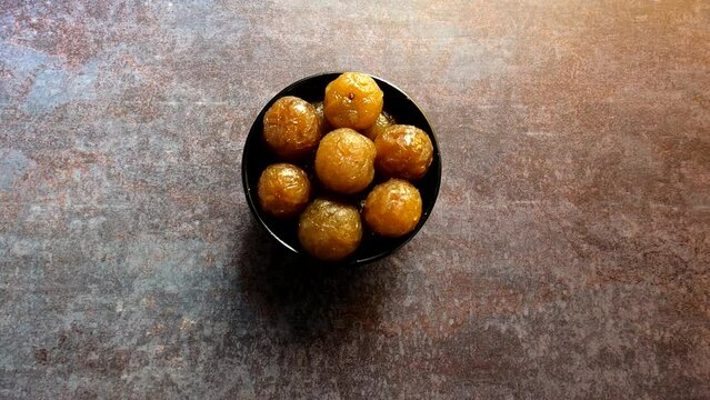 Amla Murabba Indian traditional sweet fruit preserve made from gooseberries