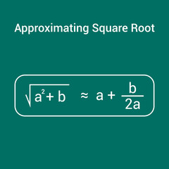 the approximating square root formula