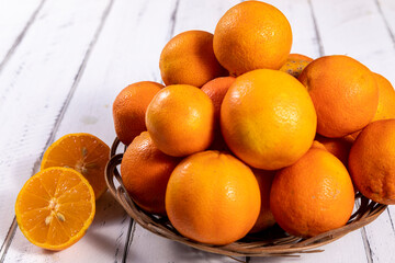 Rangpur, Citrus × limonia or Citrus reticulata × medica, sometimes called the rangpur lime, mandarin lime or lemandarin, is a hybrid between the mandarin orange and the citron. 