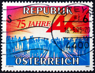 Postage stamp Austria 1995 Official Representation for Workers