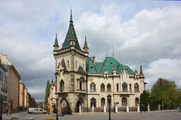 Fototapeta na wymiar Jakob Palace in the old town in Kosice, Slovakia 