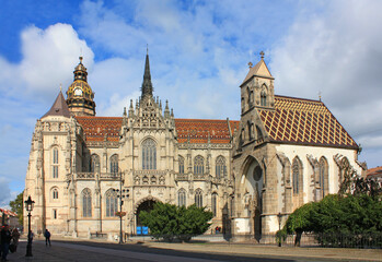 Fototapeta na wymiar St Elisabeth Cathedral in Kosice, Slovakia