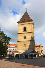 The bell tower (The Tower of Saint Urban) of St. Elisabeth cathedral in Kosice, Slovakia