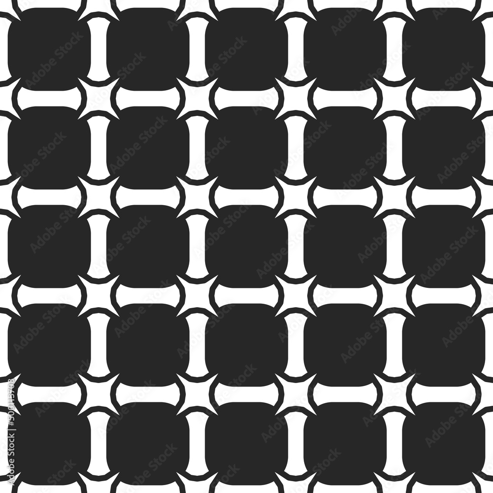 Poster Seamless tile with cells. Vector with identical cells pattern.