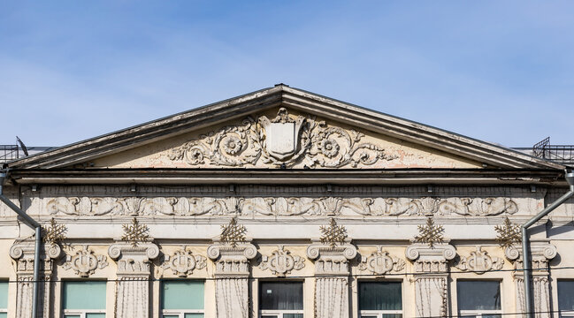 Gable of the building