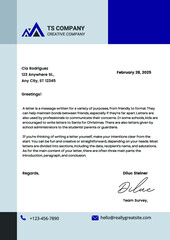 Minimalist Modern Business Marketing Letterhead