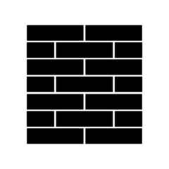 Brick wall pattern. Several layers of building bricks in construction wall. Vector Illustration