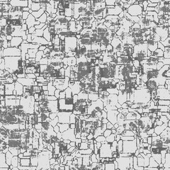 A 3d digital rendering of a seamless tile of gray circuits which can be colorized to any color needed.