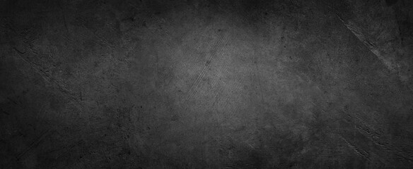Black textured dark concrete background
