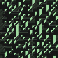 Implementation of Edward Zajec’s “Il Cubo” from 1971. Essentially a Truchet tile set of 8 tiles and rules for placement art illustration