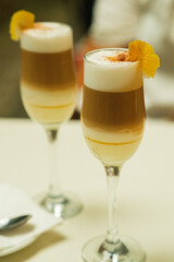 Barraquito, Sweet Coffee Drink very popular in the Canary Islands (Tenerife)