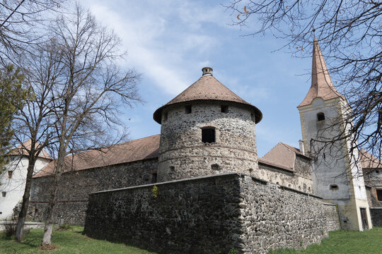 old castle in the village, Sukosd Bethlen Castle, Racos Village, Brasov, Romania 