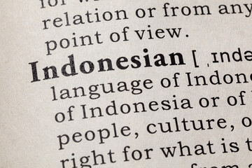 definition of Indonesian
