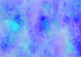 purple watercolor paper background, abstract wet impressionist paint pattern, graphic design