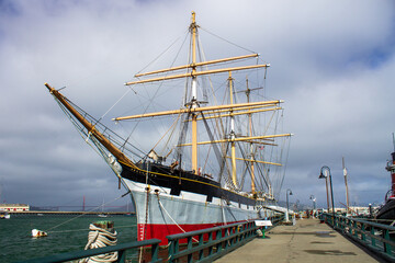 ship in the harbor