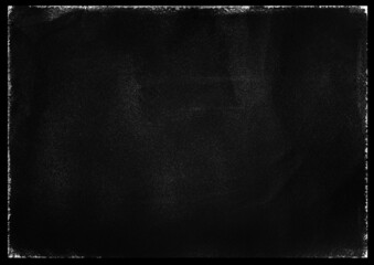 Frame sheet of old shabby paper. Black with light scuffs and imperfections.