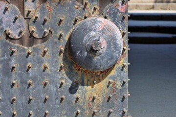 old rusty lock