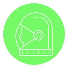 space helmet Vector icon which is suitable for commercial work

