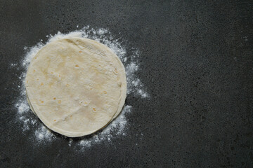 Wraps for traditional Mexican dishes, burritos, falafel