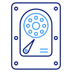 Hard disk Vector icon which is suitable for commercial work

