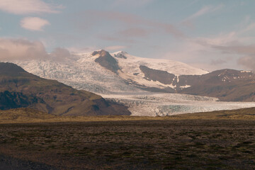 Vatnajökull lodowiec na Islandii - obrazy, fototapety, plakaty