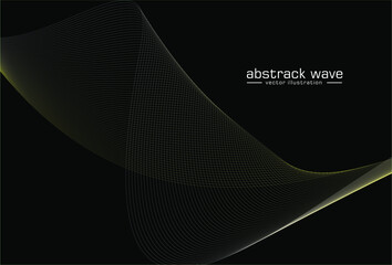abstract wave black background. abstract wave background. . simple best wave in the wold. busines, background, banner, icon ilustration