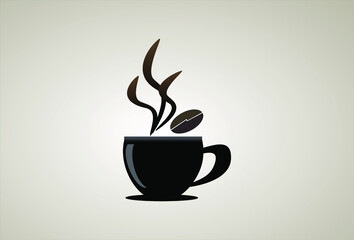coffee cup icon.  luxury icon coffee in the wold. busines, background, banner, icon ilustration