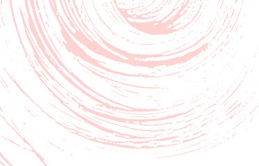 Grunge texture. Distress pink rough trace. Fantast