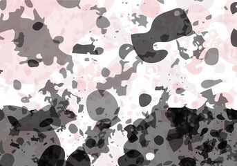 Terrazzo modern abstract template. Pink and grey