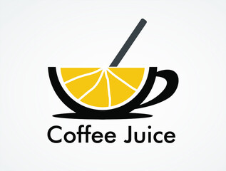 orange coffee juice logo