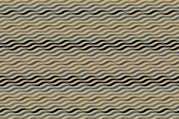 Optical illusion wavy pattern seamless. Masculine abstract wavy lines in gray,blue,brown. For male t-shirt fabric wrapping cloth wallpaper bedding curtains Hats bags cushion cover.