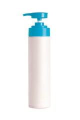 Cosmetic bottle pulp on white