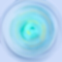 Wonderful swirling background with space for text. A beautiful blurred spiral surface of blue color with a glowing center in the middle of the funnel. 3d illustration