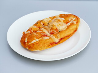 bread on plate