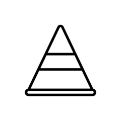 	
Vector illustration of plastic barrier and traffic cone, construction and safety tool, traffic cone, cone plastic barrier blocking pathway