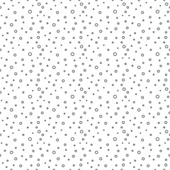 Seamless pattern. Circles of different sizes.