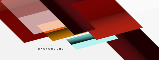 Background. Geometric diagonal square shapes and lines abstract composition. Vector illustration for wallpaper banner background or landing page