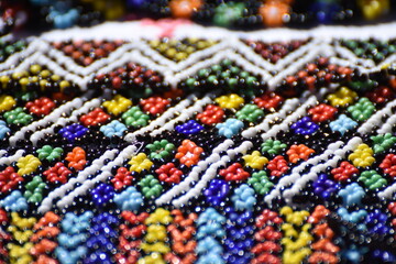Maramures necklace, colorful hand bracelet from Maramures, Romania