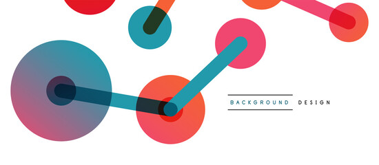 Network concept abstract background. Dots connection. Big data idea. Business template for wallpaper, banner, background or landing