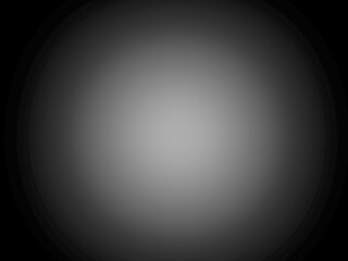 black and white background, gradient circle