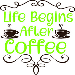 Coffee SVG and T-shirt Design 