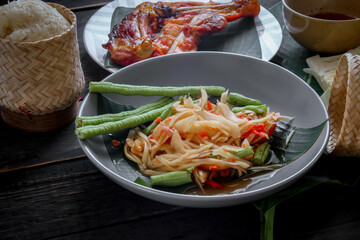 Thai food dish both in Thailand and Asia, 