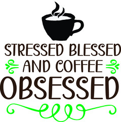 Coffee SVG and T-shirt Design