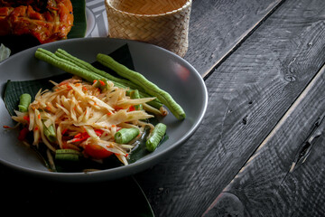 Thai food dish both in Thailand and Asia, 