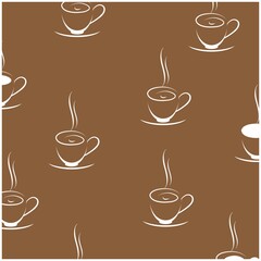 hot coffee cup background