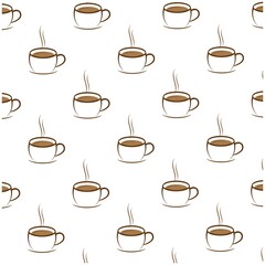 hot coffee cup background