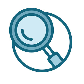 recommend clip art: Search filled outline icon.