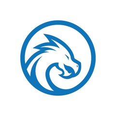 Dragon logo images illustration
