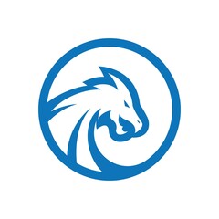 Dragon logo images illustration